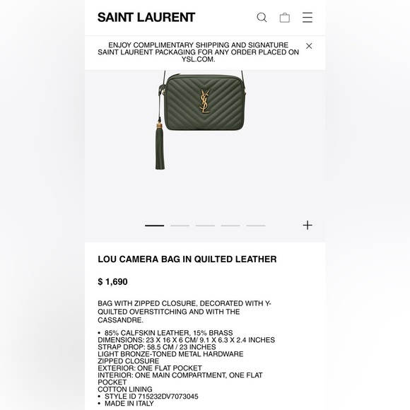 YSL Camera Bag - Picture 16 of 17